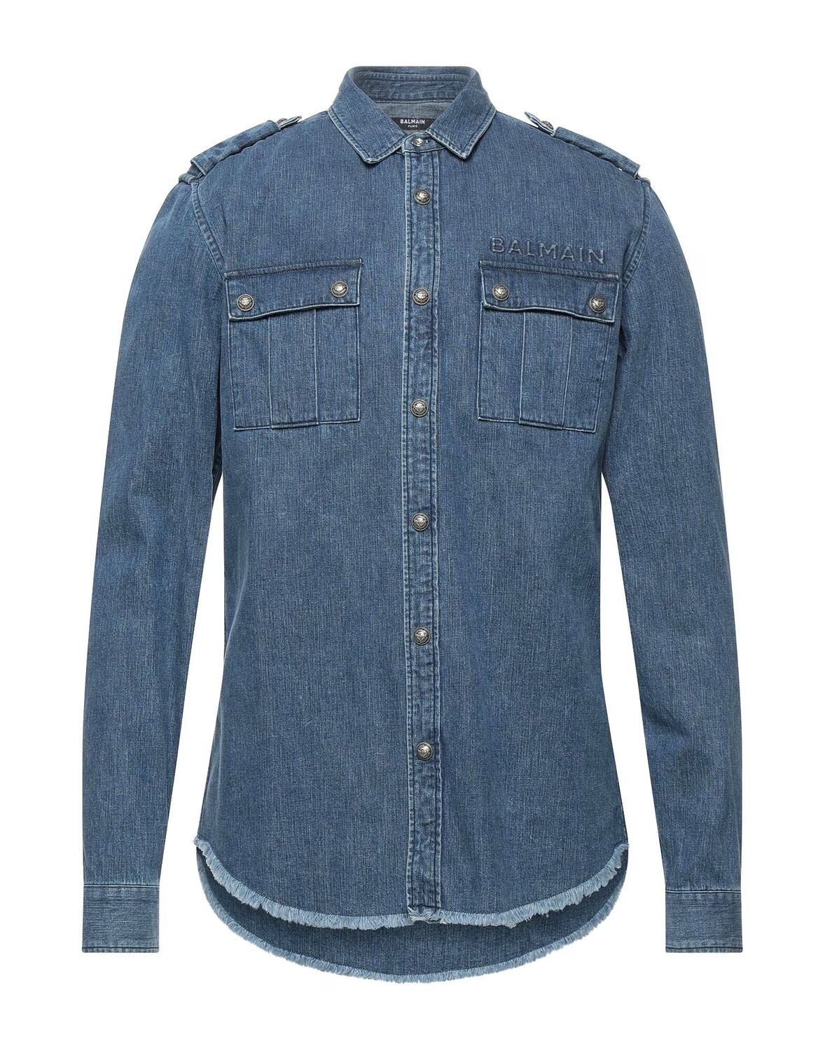 Джинсовая рубашка Balmain, синий
Джинсовая рубашка Balmain, синий