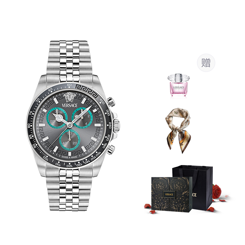 Greca Chrono 43mm VERSACE
Greca Chrono 43mm VERSACE