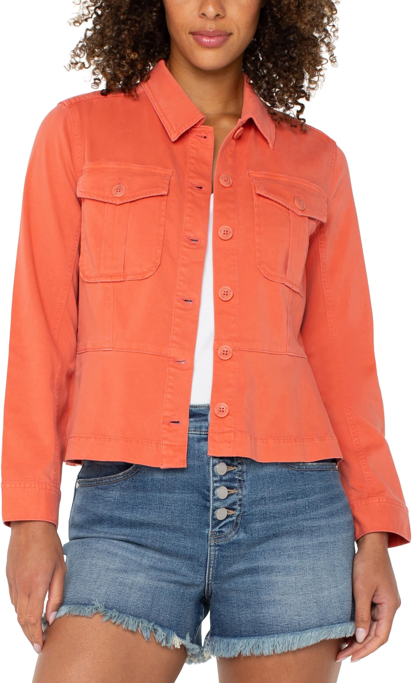 Куртка Liverpool Los Angeles Peplum Hem Trucker Jacket Soft Touch Twill, Papaya
Куртка Liverpool Los Angeles Peplum Hem Trucker Jacket Soft Touch Twill, Papaya