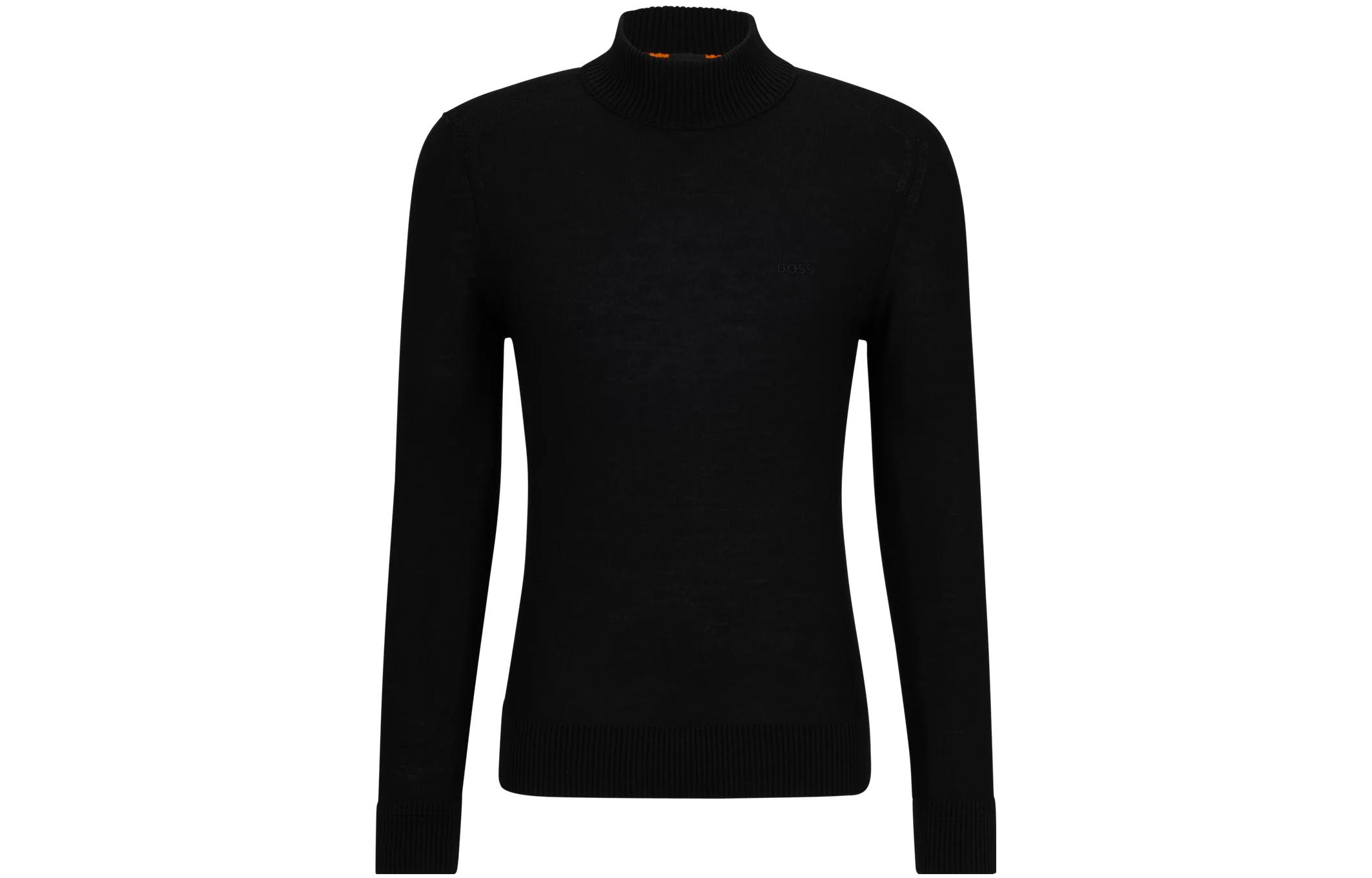 Свитер с вышитым логотипом HUGO BOSS, черный
Свитер с вышитым логотипом HUGO BOSS, черный