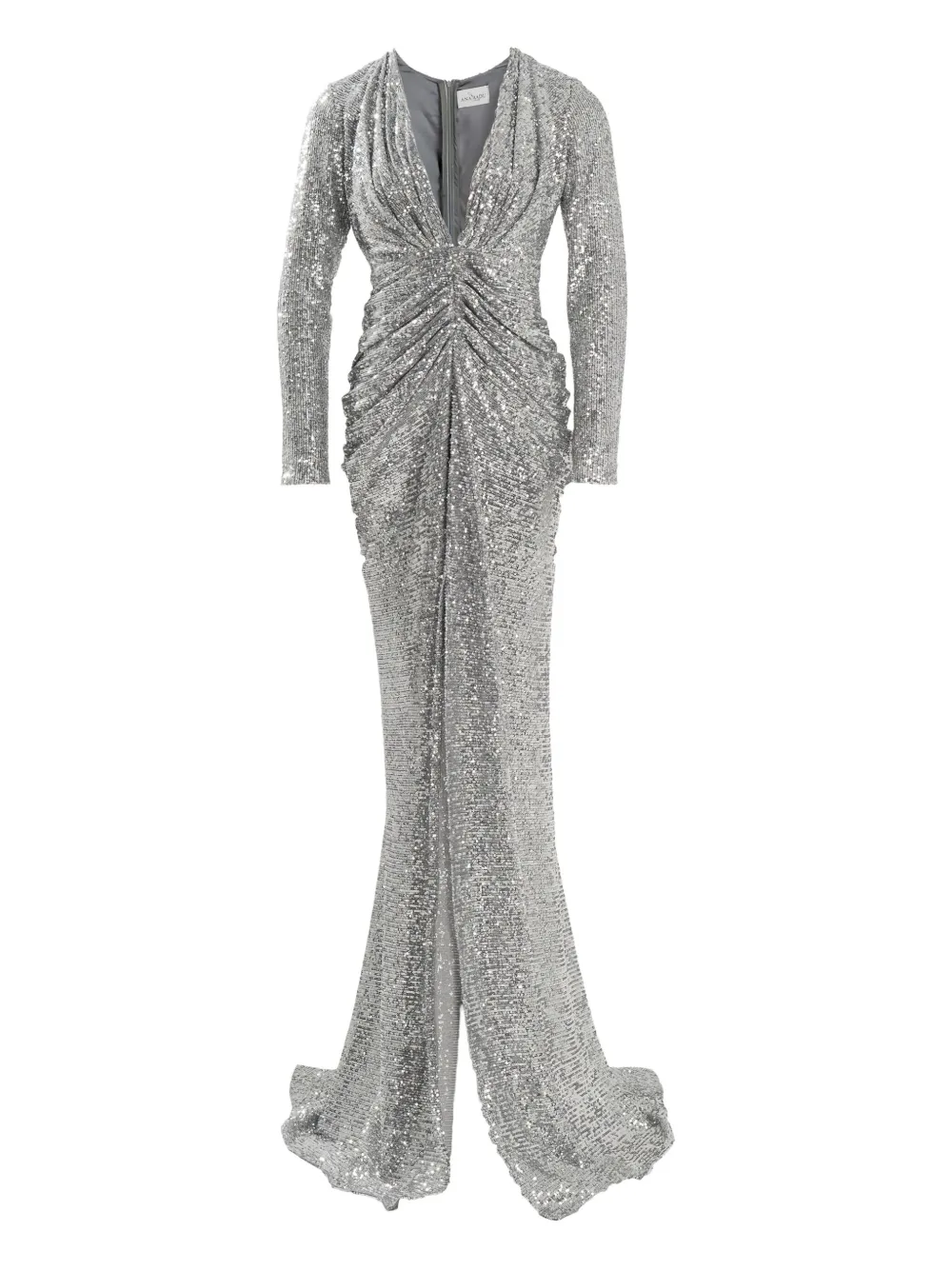 Макси-платье с длинными рукавами и украшением из пайеток Ana Radu, серебристый
Макси-платье с длинными рукавами и украшением из пайеток Ana Radu, серебристый