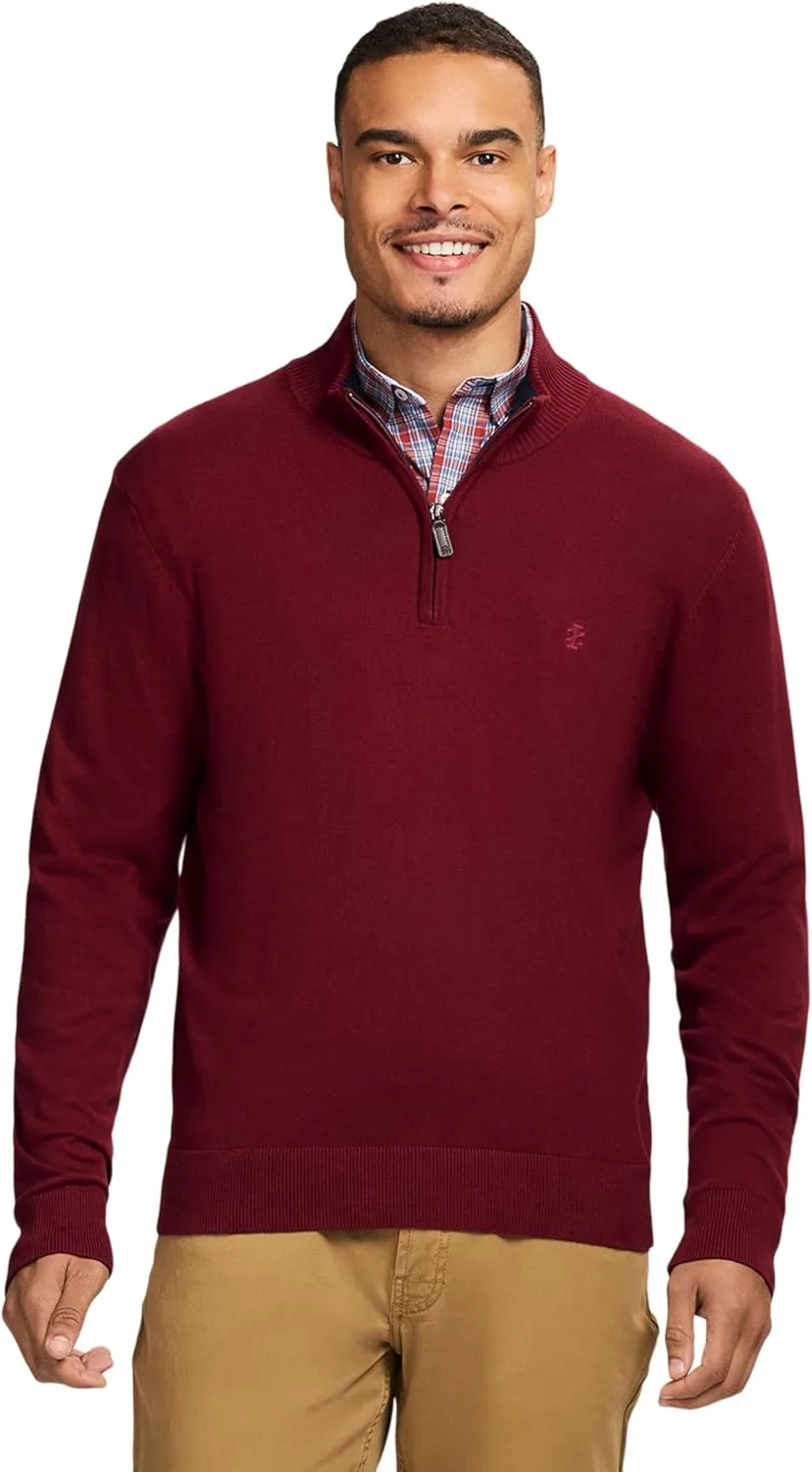 IZOD Мужская Премиум Эссеншиалс Свитер с Застежкой на Четверть
IZOD Мужская Премиум Эссеншиалс Свитер с Застежкой на Четверть