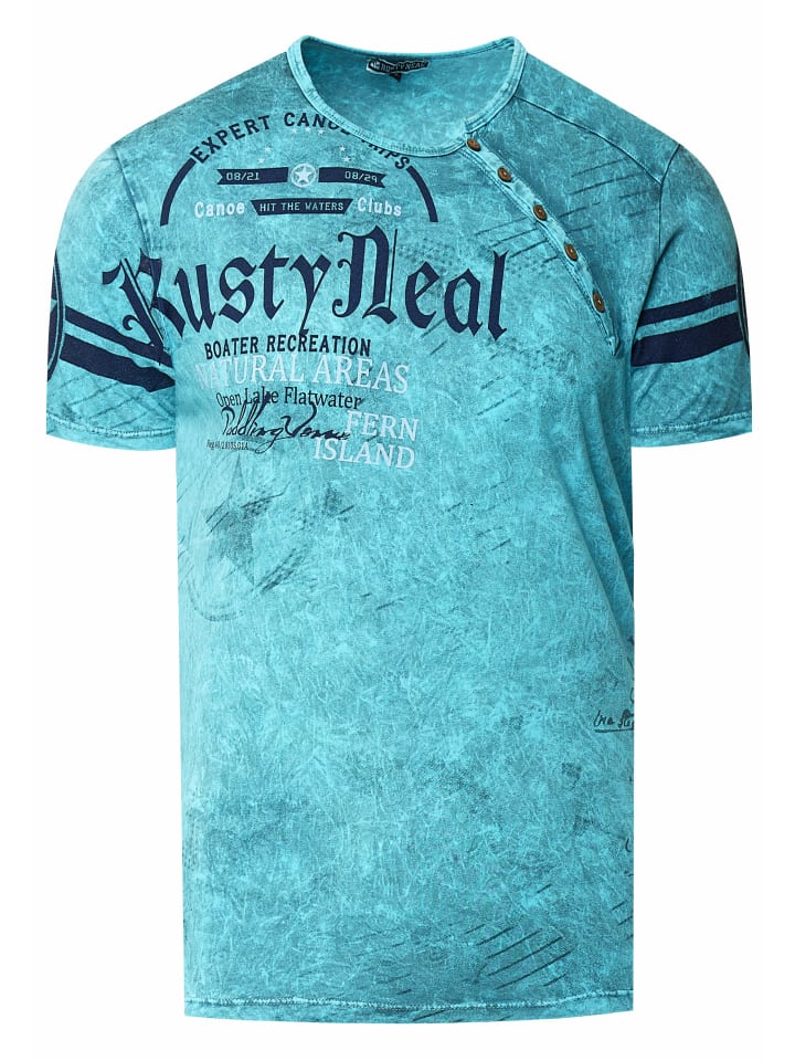 Футболка с планкой на пуговицах сбоку и принтом логотипа в цвете бензиново-голубой Rusty Neal, Синий, Футболка с планкой на пуговицах сбоку и принтом логотипа в цвете бензиново-голубой Rusty Neal
Футболка с планкой на пуговицах сбоку и принтом логотипа в цвете бензиново-голубой Rusty Neal, Синий, Футболка с планкой на пуговицах сбоку и принтом логотипа в цвете бензиново-голубой Rusty Neal