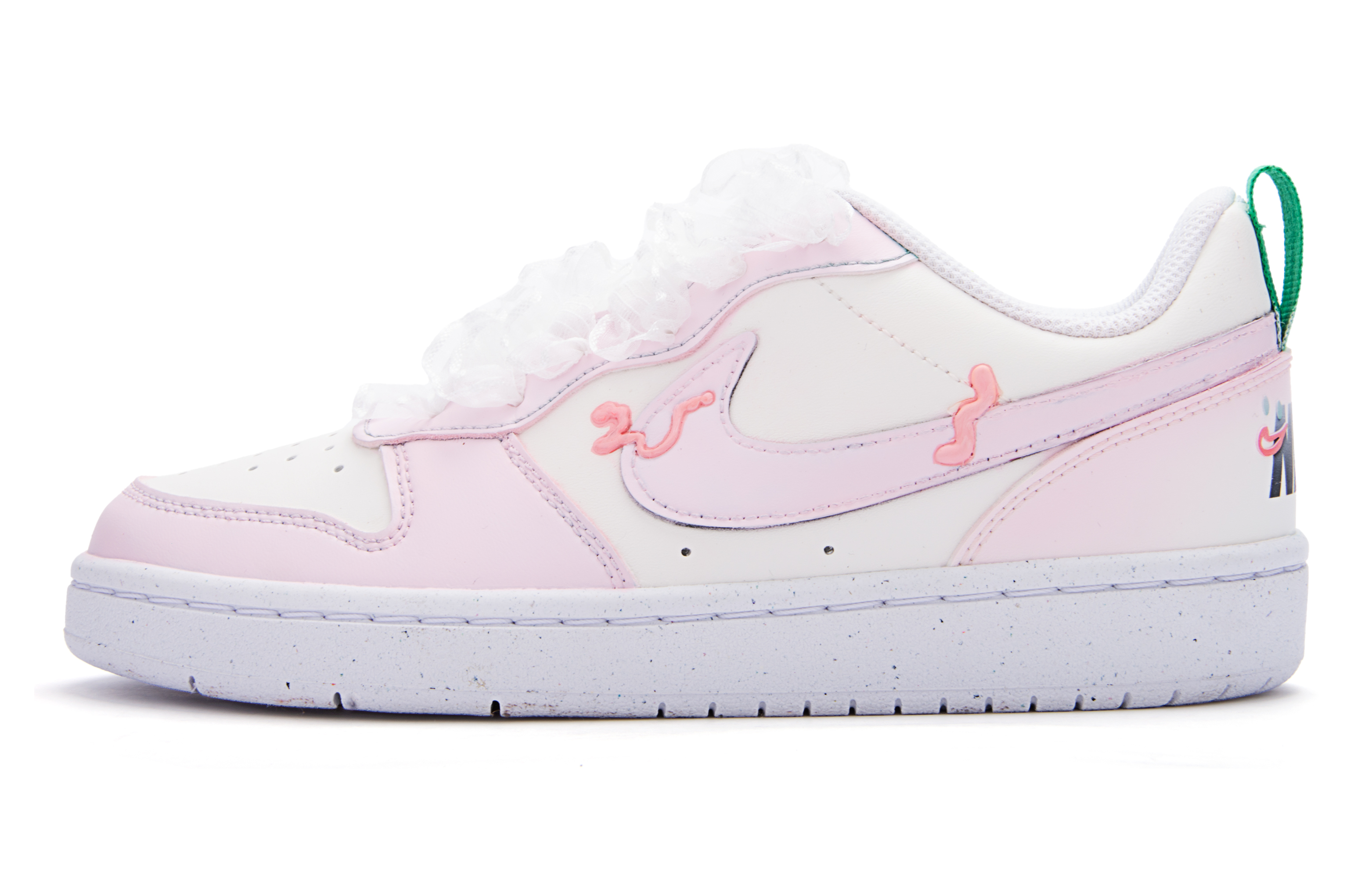 Детские кроссовки Court Borough с амортизацией, противоскользящие, износостойкие, дышащие, с низким верхом для скейтборда Nike, розовый/белый
Детские кроссовки Court Borough с амортизацией, противоскользящие, износостойкие, дышащие, с низким верхом для скейтборда Nike, розовый/белый