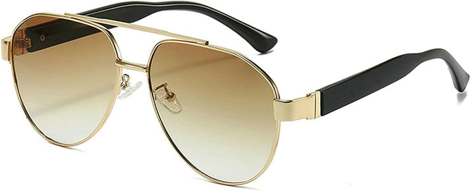 Мужские солнцезащитные очки Helena Retro Metal Double Bridges Pilot с градиентным переходом, защитой от УФ-излучения UV400, женские солнцезащитные очки в стиле панк, C2
Мужские солнцезащитные очки Helena Retro Metal Double Bridges Pilot с градиентным переходом, защитой от УФ-излучения UV400, женские солнцезащитные очки в стиле панк, C2