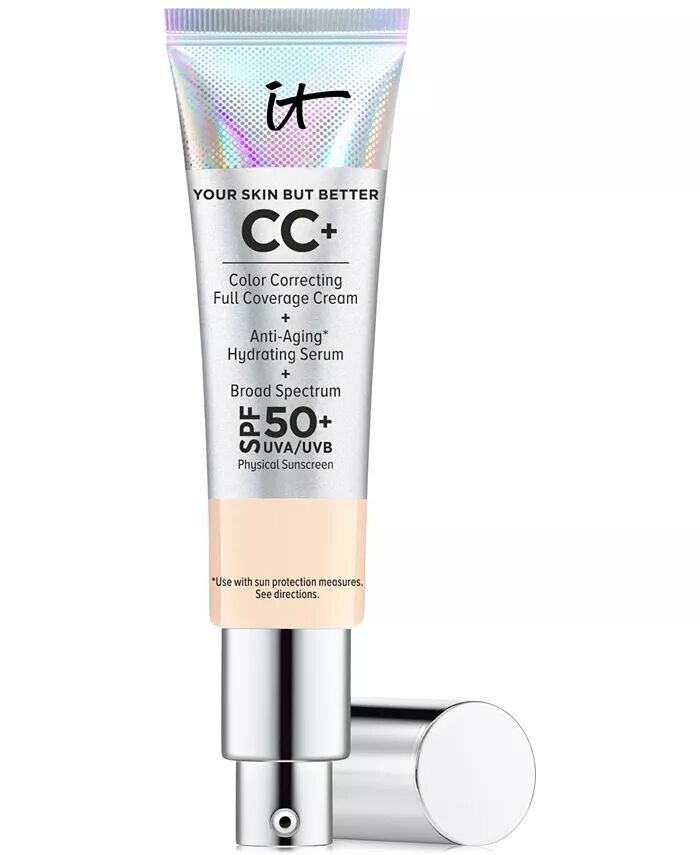CC+ Крем с SPF 50+ It Cosmetics, цвет Fair Light
CC+ Крем с SPF 50+ It Cosmetics, цвет Fair Light