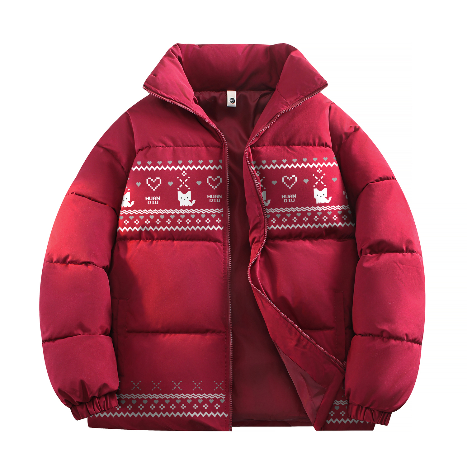 Пуховик Unisex Stand Collar Moderate Padded HUANQIU, maroon
Пуховик Unisex Stand Collar Moderate Padded HUANQIU, maroon