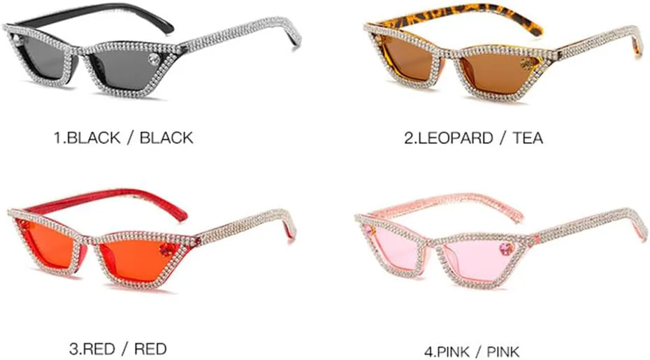 Винтажные солнцезащитные очки в стиле стимпанк с бриллиантами, женская, маленькая оправа, хрустальные солнцезащитные очки с разноцветными стразами VFDHN, 2
Винтажные солнцезащитные очки в стиле стимпанк с бриллиантами, женская, маленькая оправа, хрустальные солнцезащитные очки с разноцветными стразами VFDHN, 2