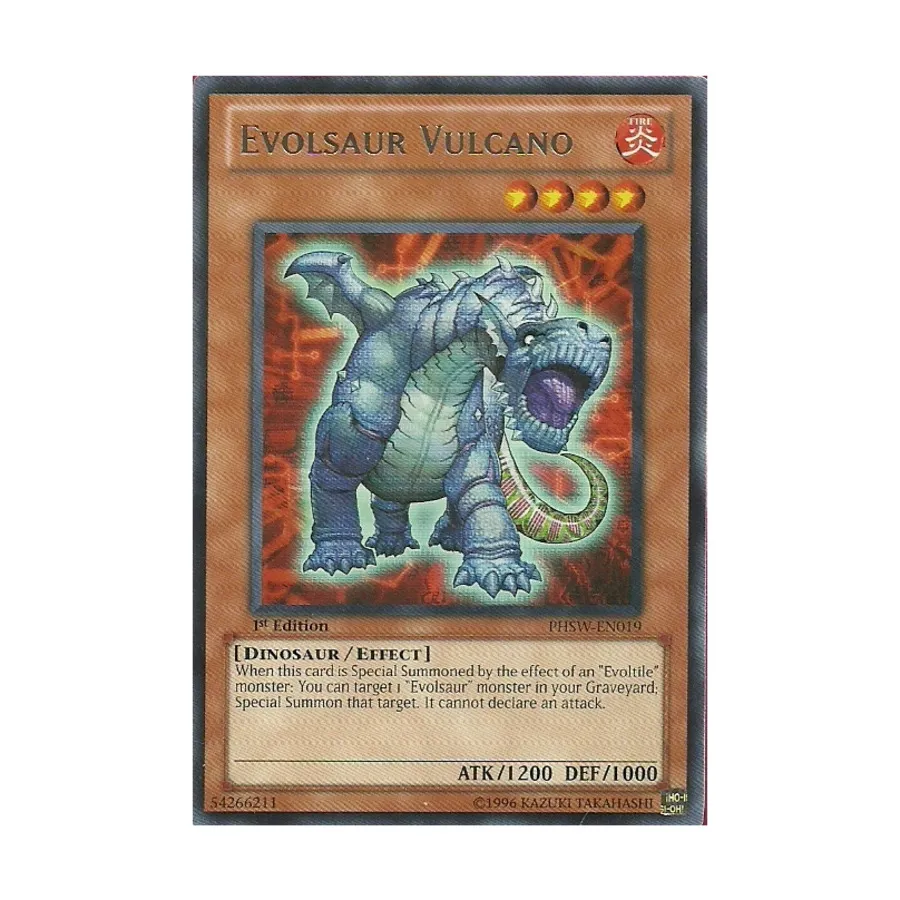 CCG Эволзавр Вулкано (Редкий), Yu-Gi-Oh - Photon Shockwave - Singles 
CCG Эволзавр Вулкано (Редкий), Yu-Gi-Oh - Photon Shockwave - Singles