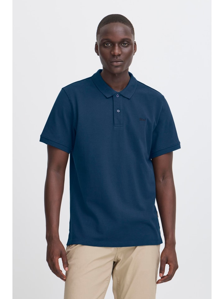 Рубашка-поло BLEND, синий 
Рубашка-поло BLEND, синий