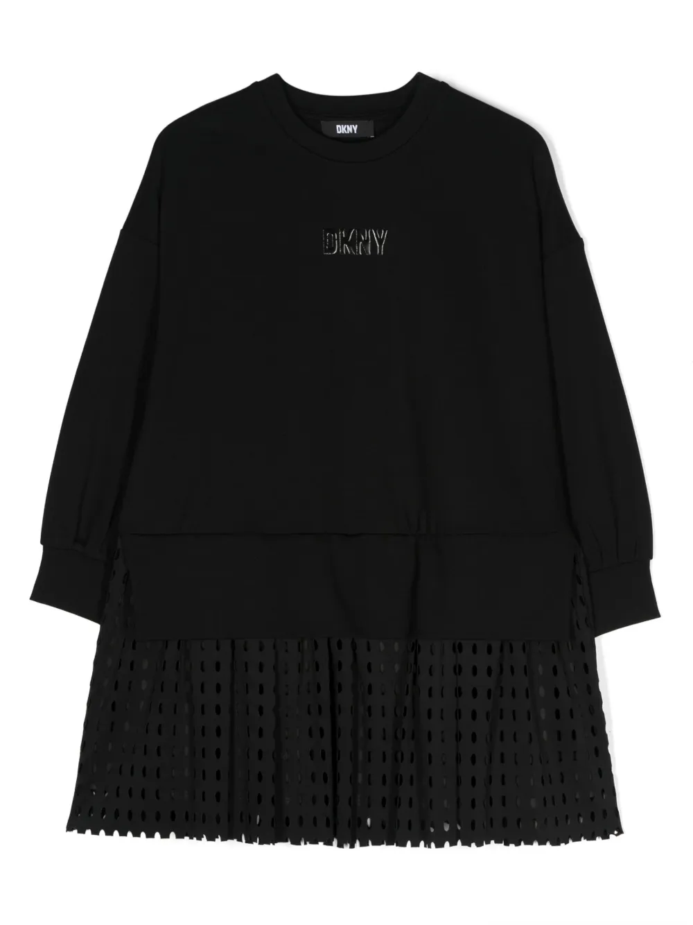 Платье мини с логотипом Dkny Kids, черный
Платье мини с логотипом Dkny Kids, черный