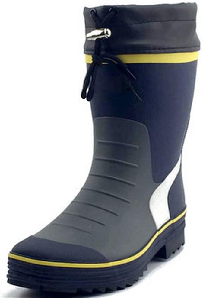 Мужские резиновые сапоги до середины икры, повседневная водонепроницаемая уличная обувь с антискользящей подошвой Ace Shock, синий
Мужские резиновые сапоги до середины икры, повседневная водонепроницаемая уличная обувь с антискользящей подошвой Ace Shock, синий