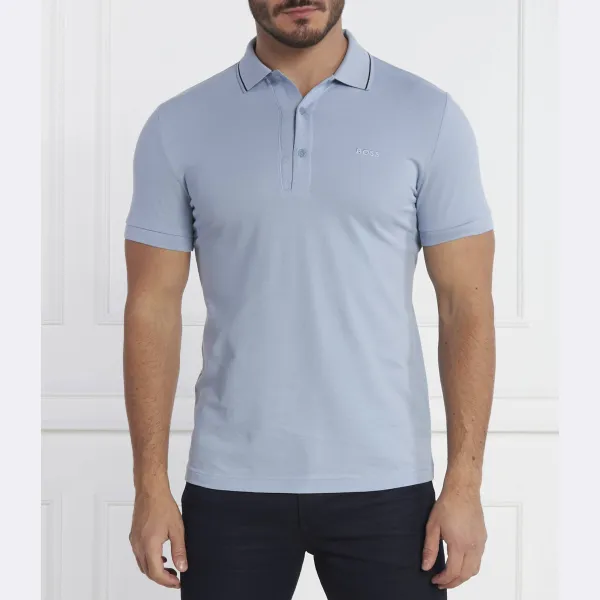 Рубашка-Поло узкого кроя Boss, синий
Рубашка-Поло узкого кроя Boss, синий