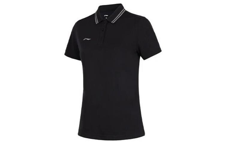 Футболка-поло Fitness Series женская черная Lining
Футболка-поло Fitness Series женская черная Lining