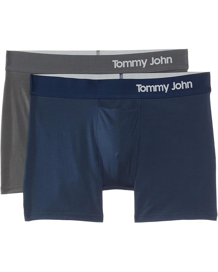 Боксеры Tommy John Cool Cotton 4" Boxer Brief 2 Pack, цвет Iron Grey/Navy
Боксеры Tommy John Cool Cotton 4" Boxer Brief 2 Pack, цвет Iron Grey/Navy