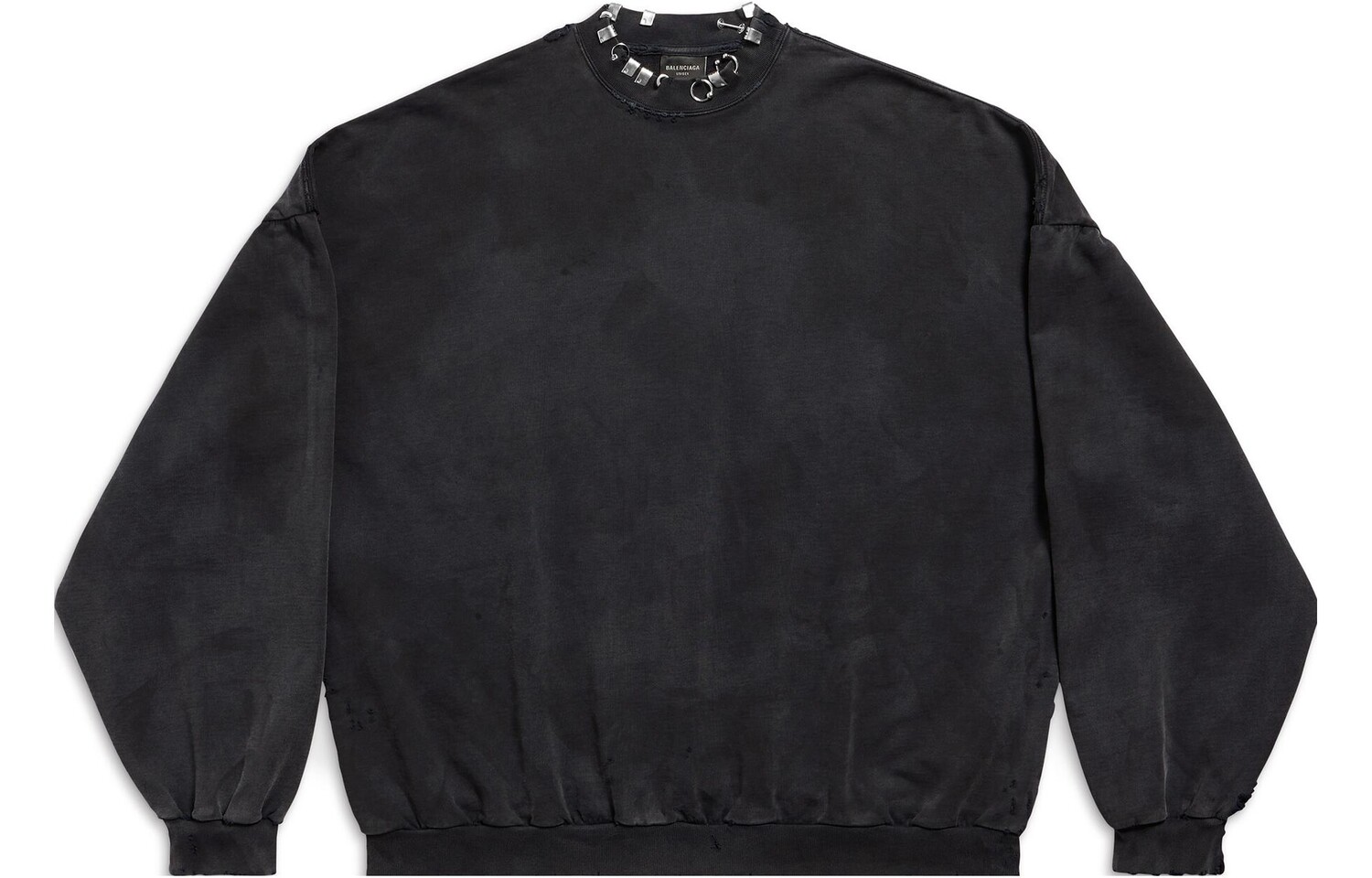 Толстовка мужская Balenciaga с заклепками на воротнике, черный
Толстовка мужская Balenciaga с заклепками на воротнике, черный