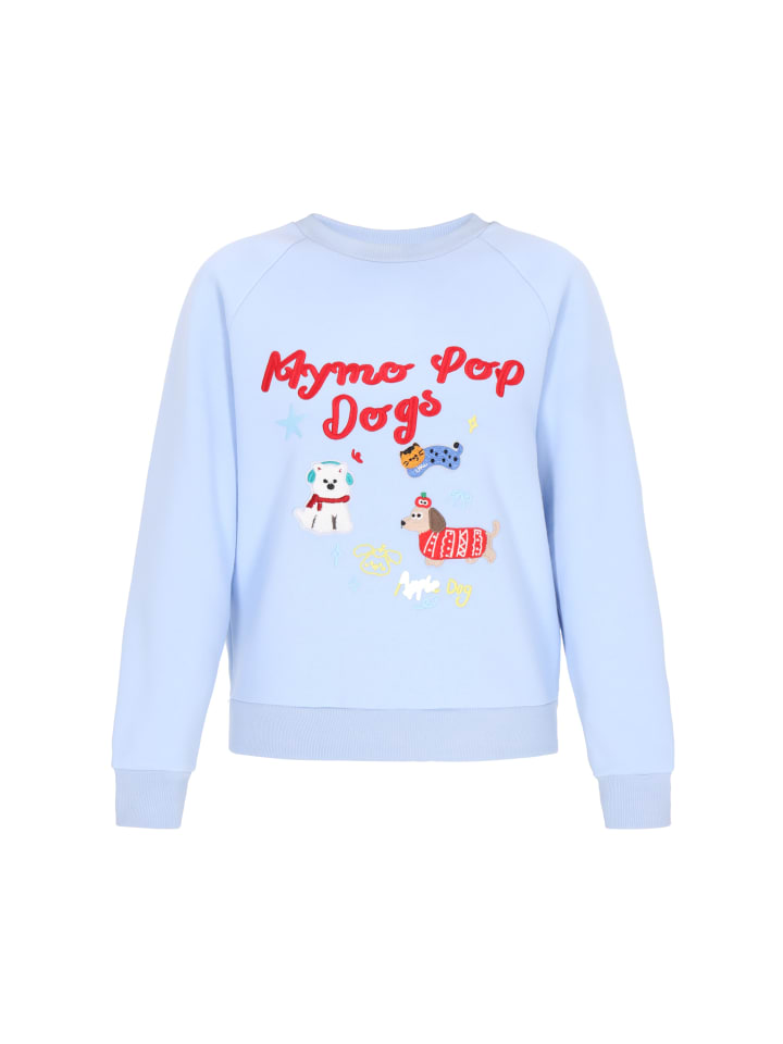 MyMo Женская толстовка светло-голубого цвета
MyMo Женская толстовка светло-голубого цвета