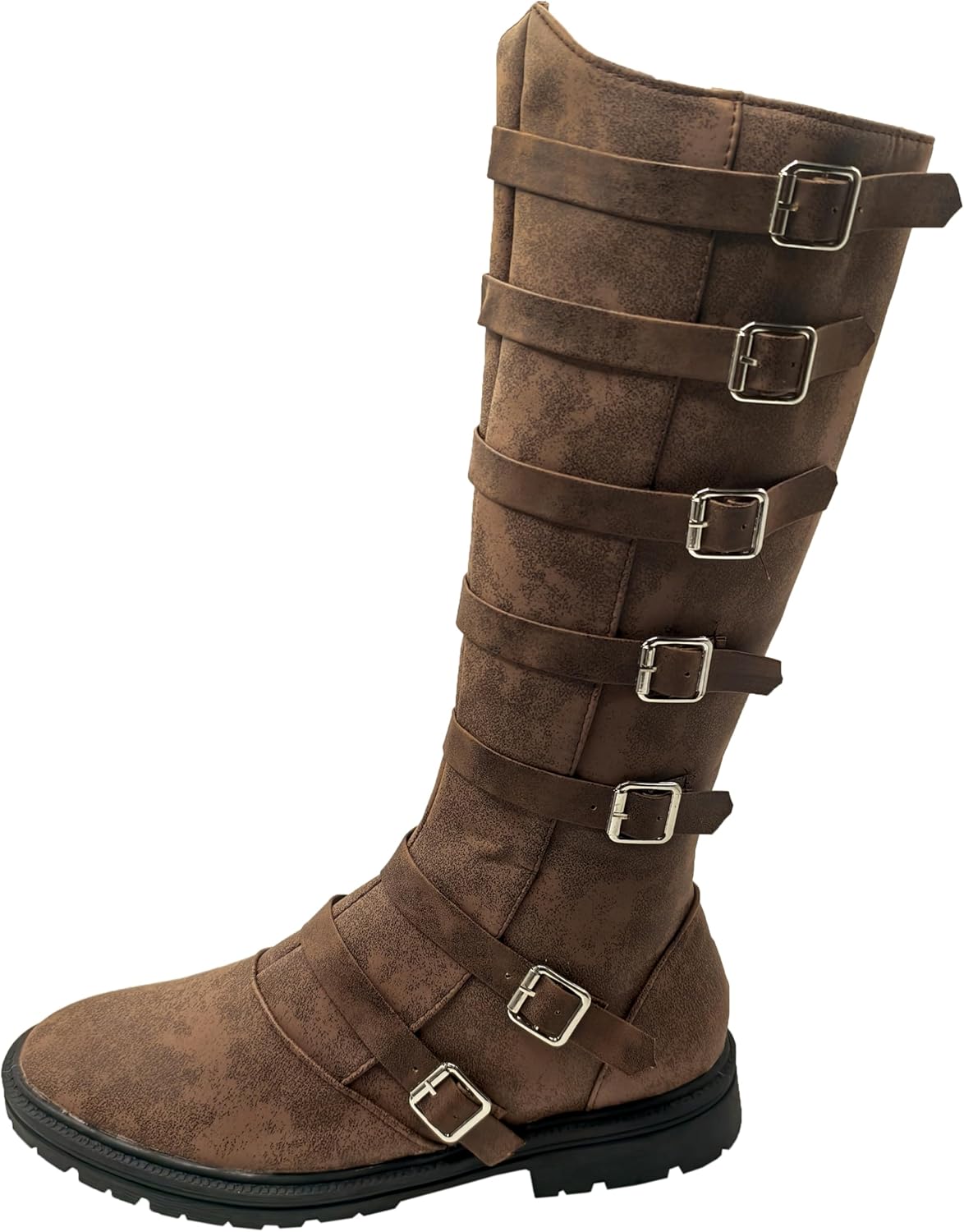 Унисекс средневековые пиратские ботинки Мужские ренессансные ботинки для Хэллоуина из PU-кожи Готические косплей ботинки Junqiako, коричневый
Унисекс средневековые пиратские ботинки Мужские ренессансные ботинки для Хэллоуина из PU-кожи Готические косплей ботинки Junqiako, коричневый