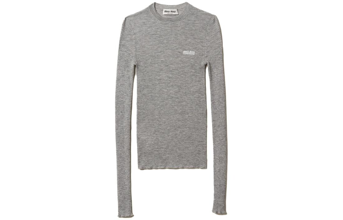 Кашемировый свитер женский серый Miu Miu
Кашемировый свитер женский серый Miu Miu