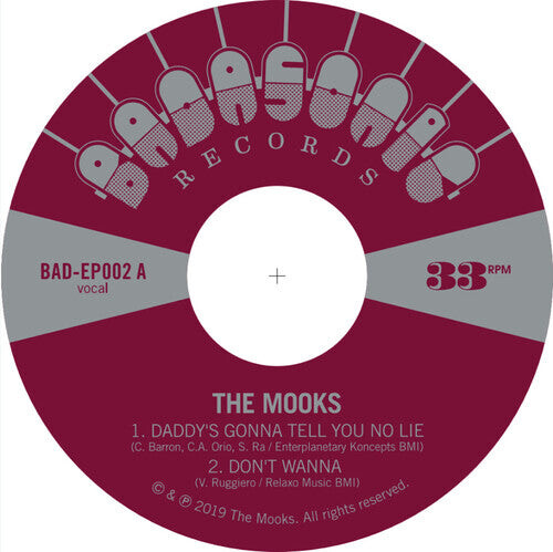 Сингл 7" Mooks: The Mooks EP
Сингл 7" Mooks: The Mooks EP