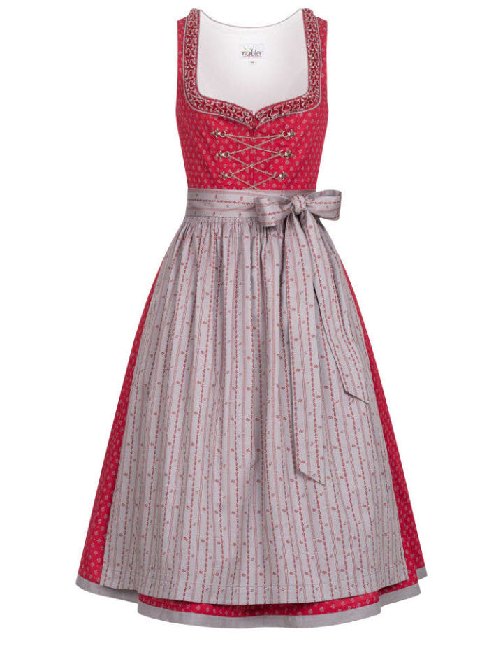 Nübler Дирндли миди Террес красного цвета
Nübler Дирндли миди Террес красного цвета