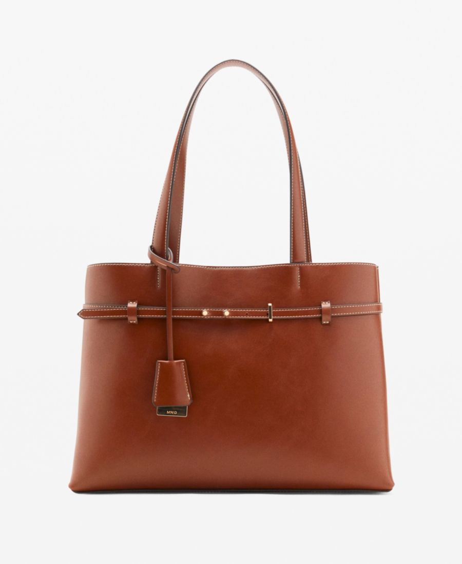 Женская сумка-шоппер с декоративными элементами MANGO, Leather
Женская сумка-шоппер с декоративными элементами MANGO, Leather