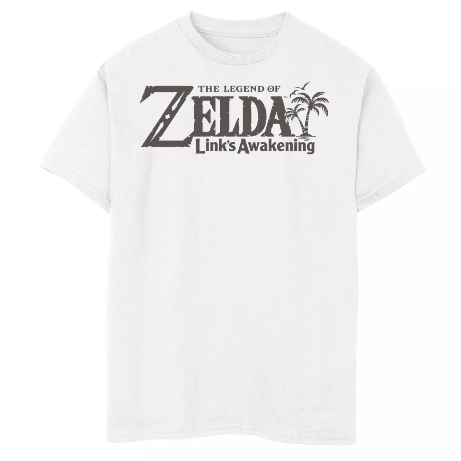 Футболка с графическим логотипом Nintendo Legend Of Zelda Links Awakening Palm Tree для мальчиков 8–20 лет Licensed Character, белый
Футболка с графическим логотипом Nintendo Legend Of Zelda Links Awakening Palm Tree для мальчиков 8–20 лет Licensed Character, белый