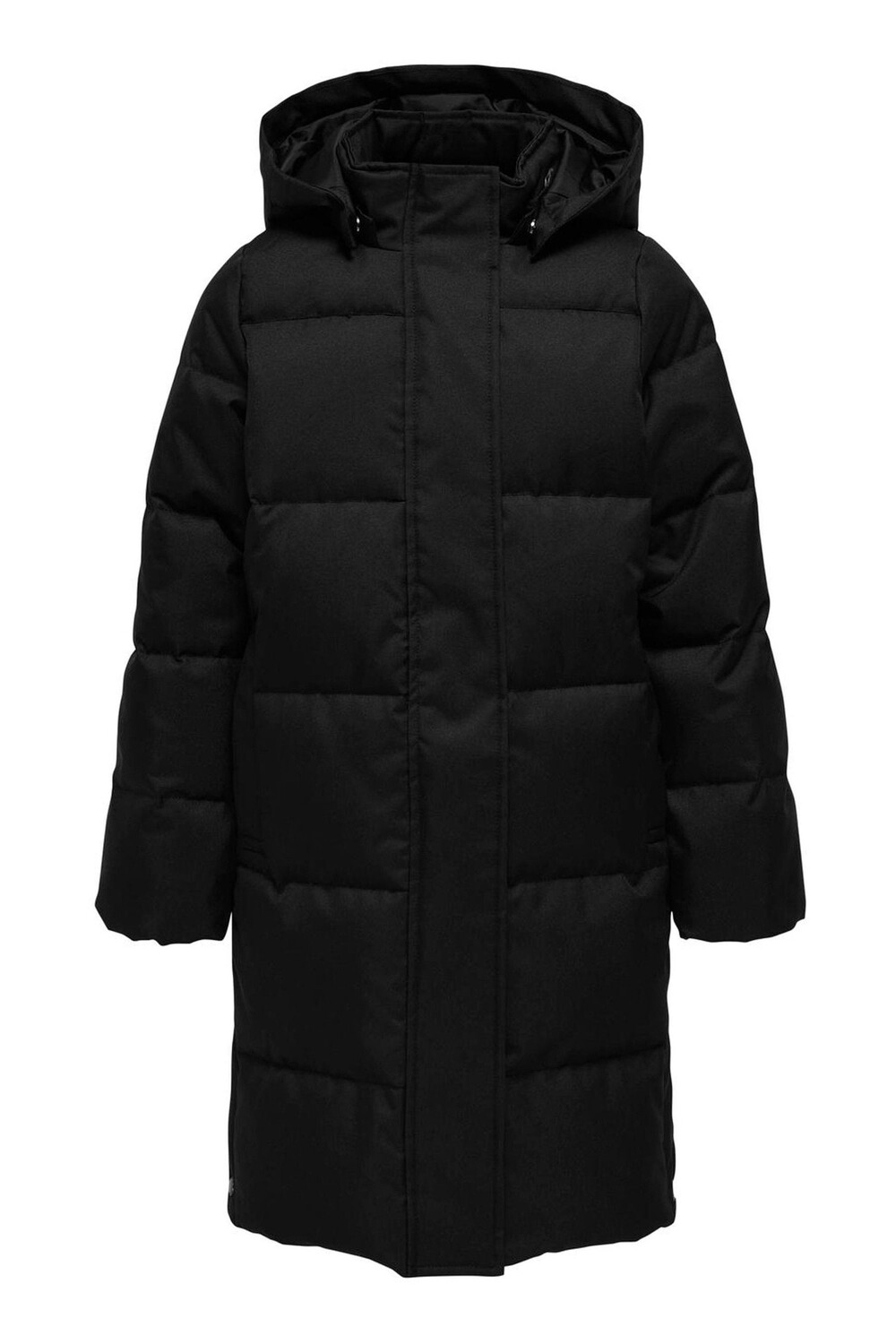 Длинное утепленное пальто с капюшоном Only Kids, черный
Длинное утепленное пальто с капюшоном Only Kids, черный
