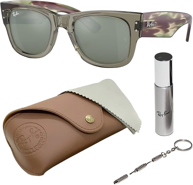 Солнцезащитные очки Ray-Ban RB0840S MEGA WAYFARER квадратной формы для мужчин и женщин в официальном комплекте RAYBAN Eyewear Kit, Polished Transparent Green Frame | Silver Lens
Солнцезащитные очки Ray-Ban RB0840S MEGA WAYFARER квадратной формы для мужчин и женщин в официальном комплекте RAYBAN Eyewear Kit, Polished Transparent Green Frame | Silver Lens