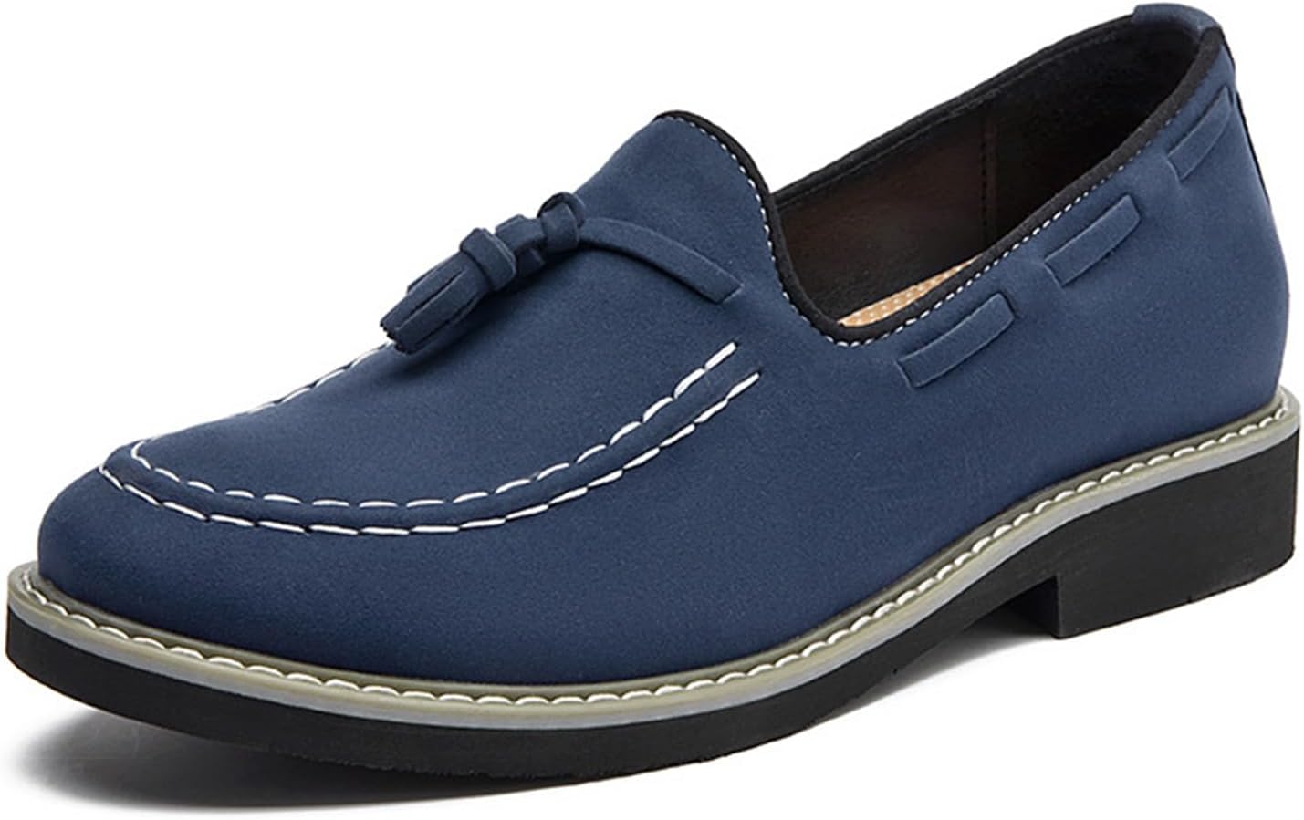 Мужские замшевые лоферы BZIKBGE с кисточками, низкий каблук, удобные, дышащие, противоскользящие, с подъемом, без шнурков, повседневная и деловая обувь, синий
Мужские замшевые лоферы BZIKBGE с кисточками, низкий каблук, удобные, дышащие, противоскользящие, с подъемом, без шнурков, повседневная и деловая обувь, синий