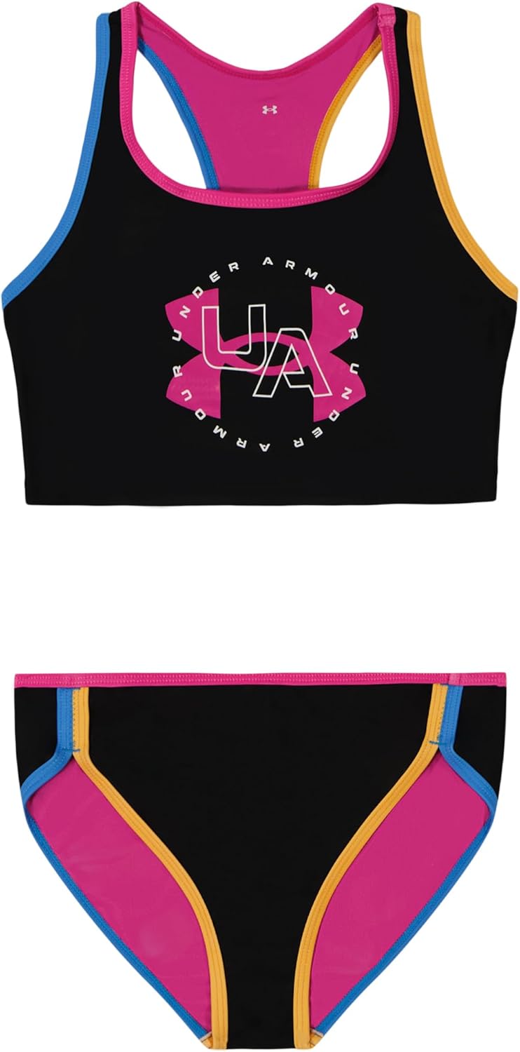 Комплект бикини для девочек Under Armour Girls из двух частей, Black Gradient Logo
Комплект бикини для девочек Under Armour Girls из двух частей, Black Gradient Logo