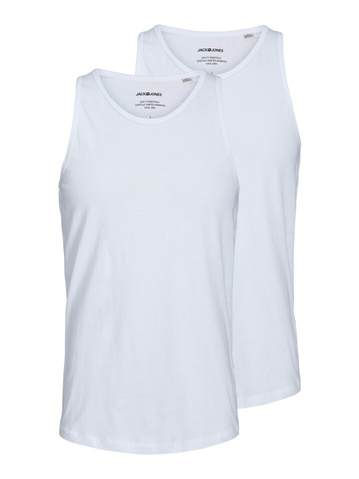 Майка Jack & Jones Unterhemd / Tanktop Jacbasic, белый 
Майка Jack & Jones Unterhemd / Tanktop Jacbasic, белый