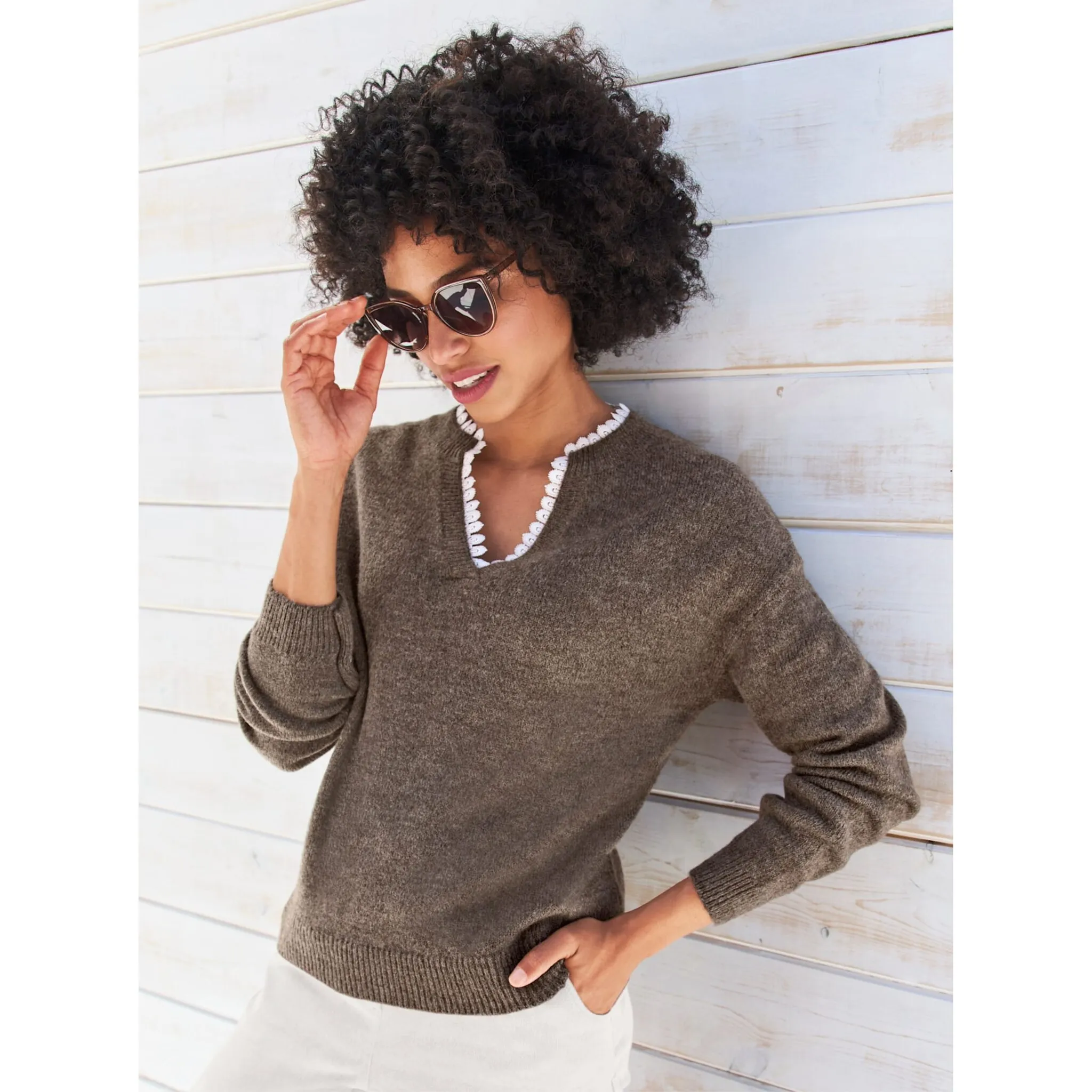 Heine вязаный свитер "Пуловер", цвет Dunkeltaupe-Meliert 
Heine вязаный свитер "Пуловер", цвет Dunkeltaupe-Meliert