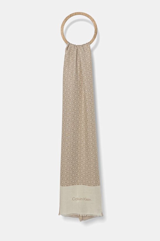 Шарф Calvin Klein, бежевый
Шарф Calvin Klein, бежевый