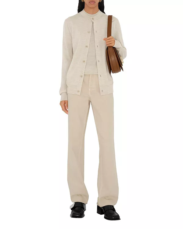 Шерстяной кардиган Burberry, бежевый
Шерстяной кардиган Burberry, бежевый