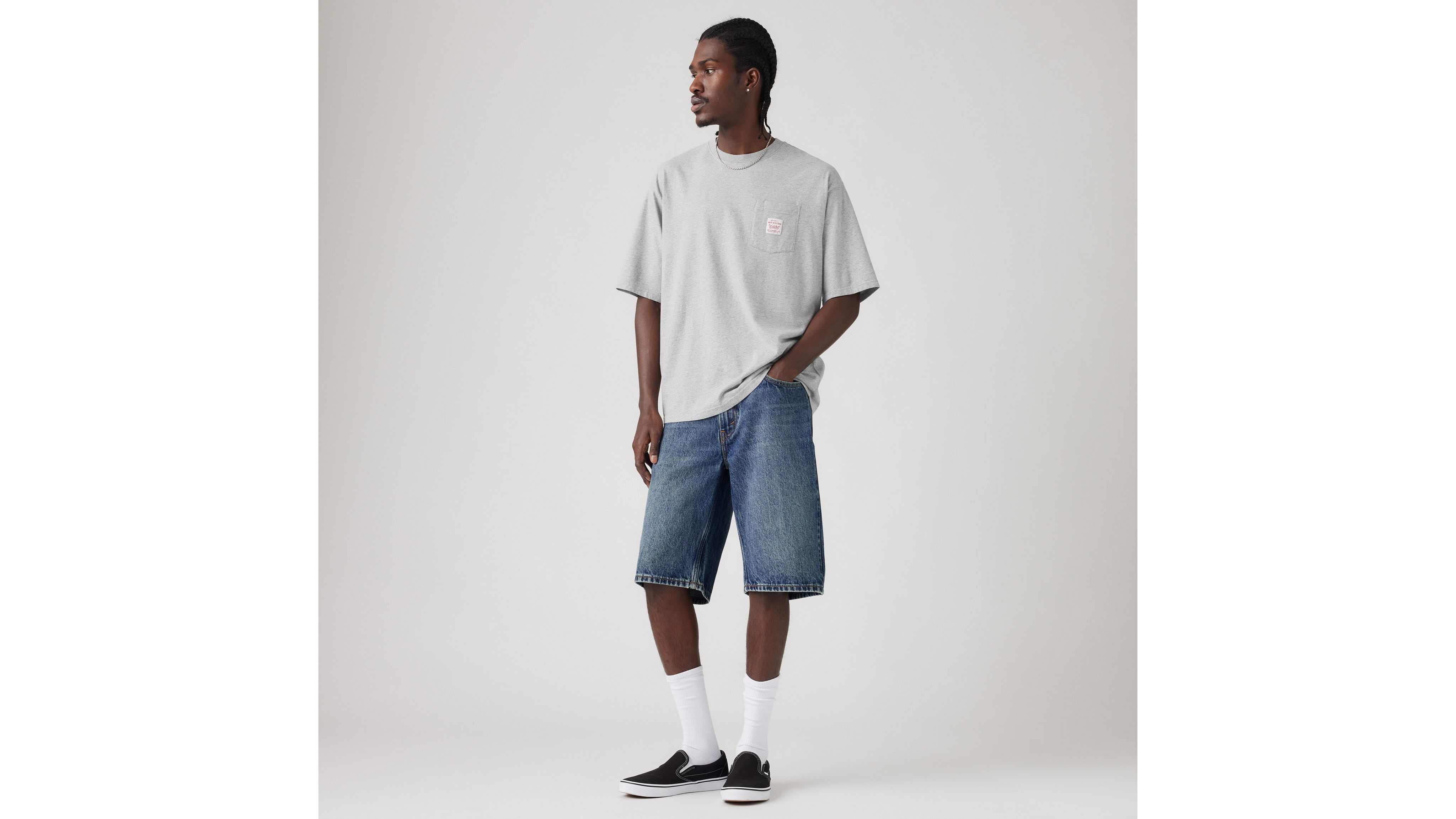 469 Мужские свободные шорты 12 дюймов Levi's, Indigo Heartbreak - Medium Wash
469 Мужские свободные шорты 12 дюймов Levi's, Indigo Heartbreak - Medium Wash