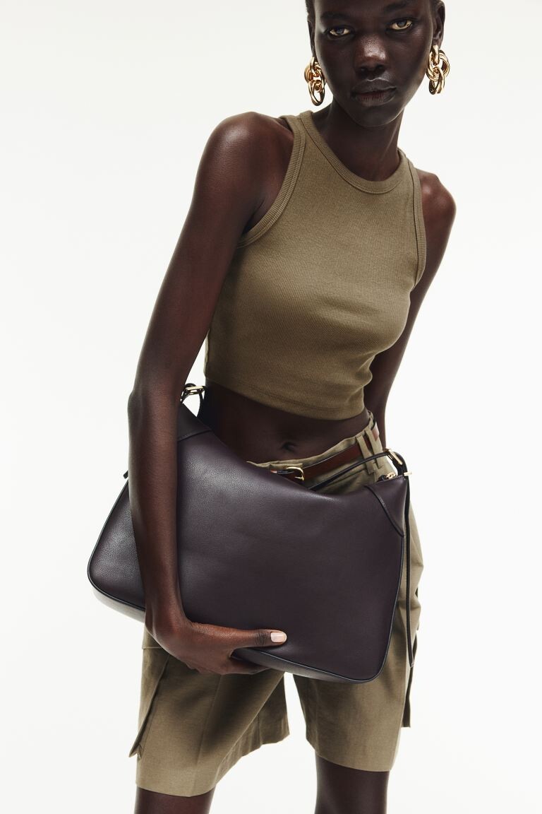 Укороченная майка H&M, коричневый
Укороченная майка H&M, коричневый