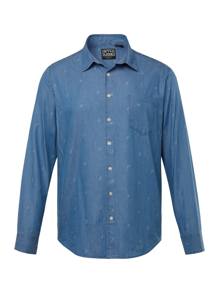Рубашка STHUGE, цвет blue denim 
Рубашка STHUGE, цвет blue denim