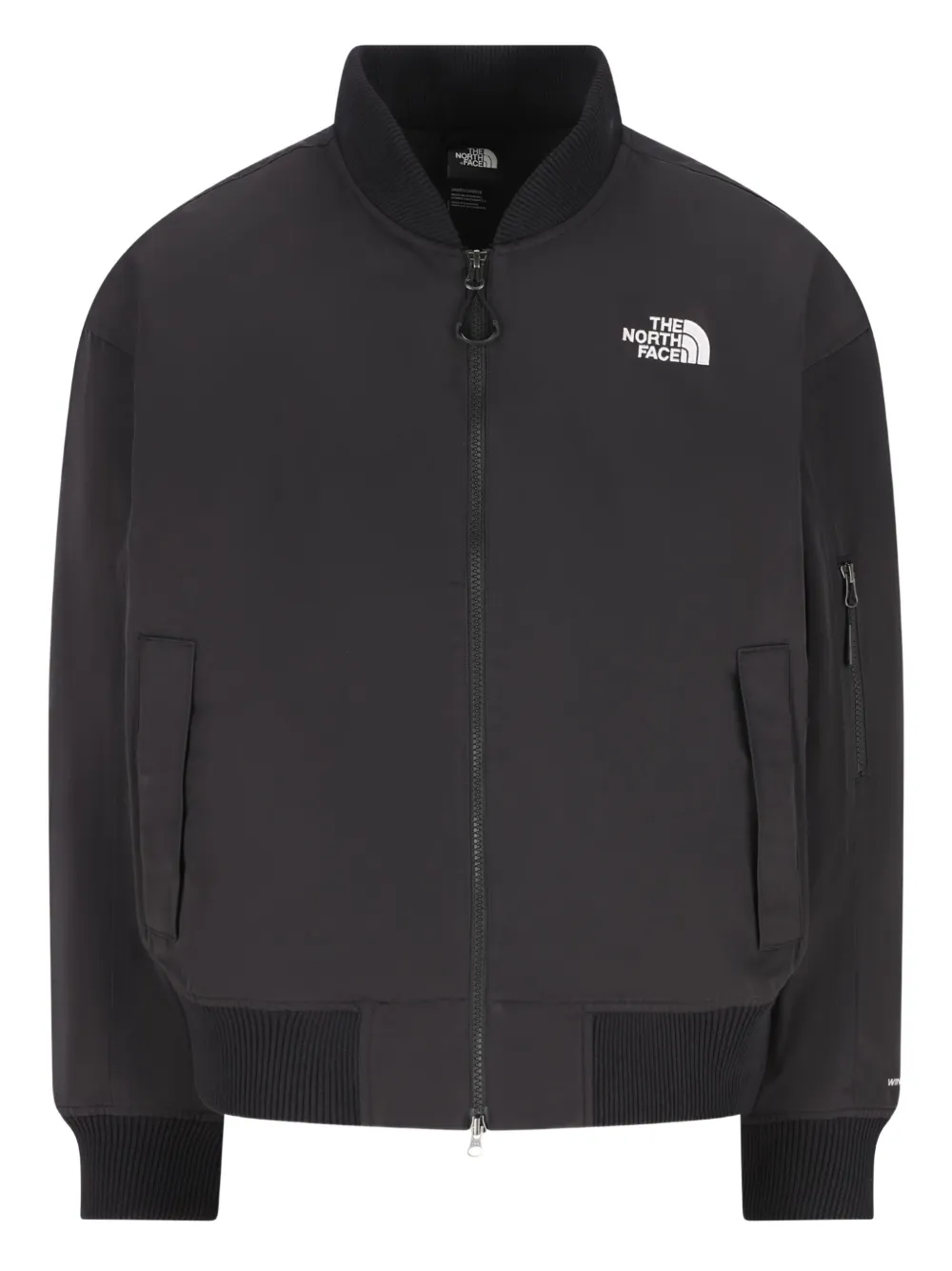 Бомбер на молнии с ребристой отделкой The North Face, черный
Бомбер на молнии с ребристой отделкой The North Face, черный