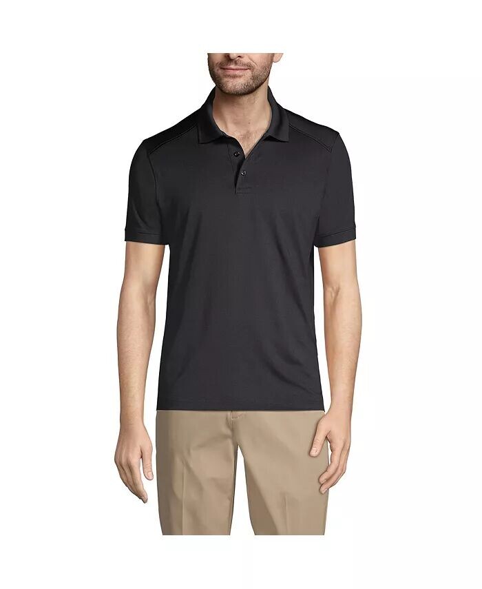 Мужская рубашка поло Rapid Dry Active с короткими рукавами Lands' End, синий
Мужская рубашка поло Rapid Dry Active с короткими рукавами Lands' End, синий