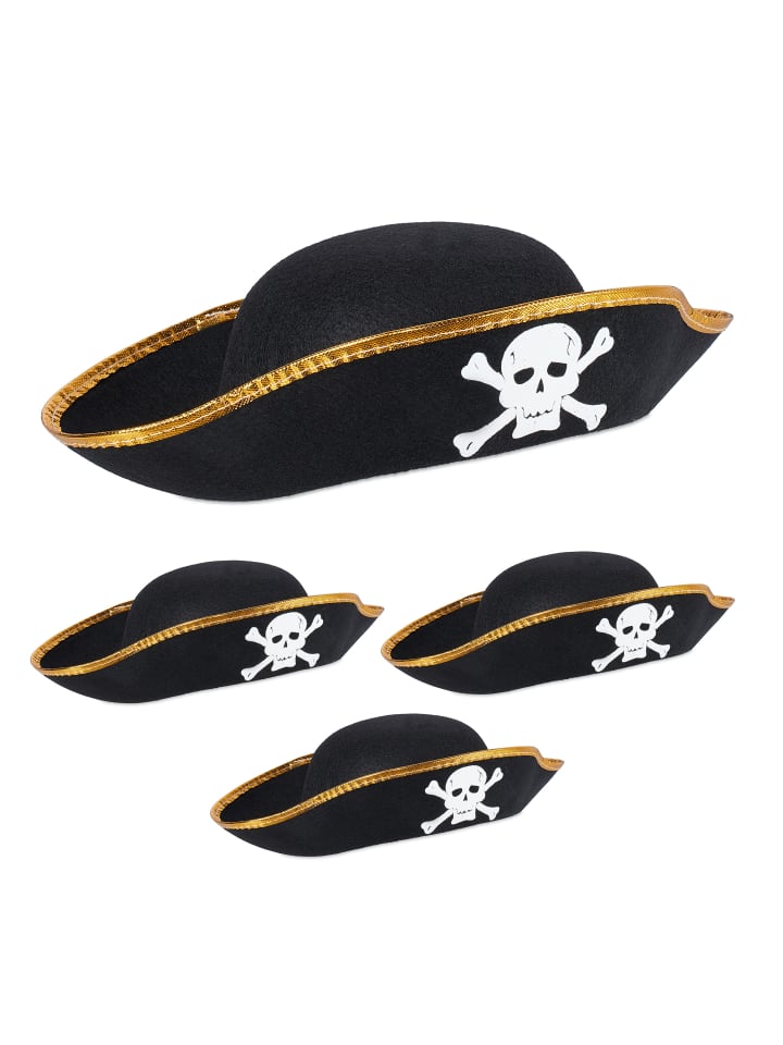 Relaxdays Шляпа 4 x Piratenhut in Bunt
Relaxdays Шляпа 4 x Piratenhut in Bunt