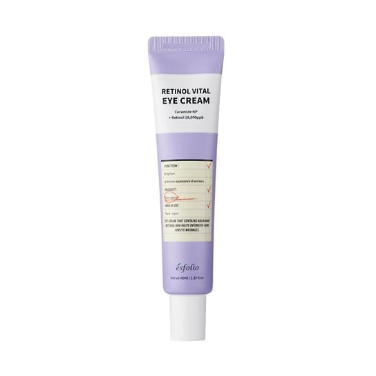 Восстанавливающий крем для глаз с ретинолом, 40мл Esfolio, Retinol Vital Eye Cream
Восстанавливающий крем для глаз с ретинолом, 40мл Esfolio, Retinol Vital Eye Cream