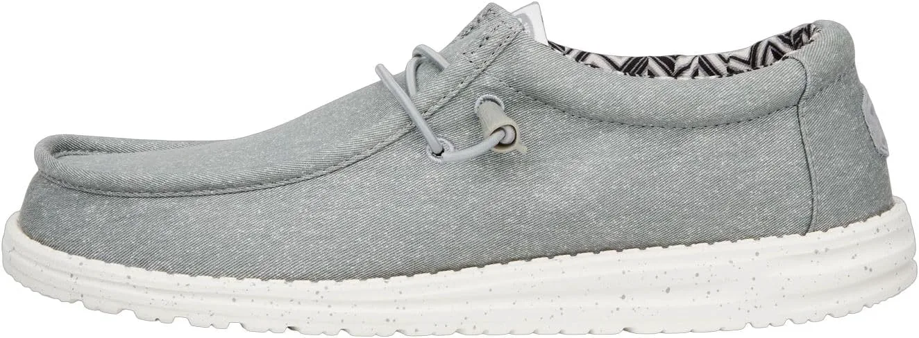 Мужские лоферы HEYDUDE Wally Stretch из текстиля | Удобная легкая обувь без шнурков для мужчин | Для повседневной носки, прогулок и путешествий, светло-серый
Мужские лоферы HEYDUDE Wally Stretch из текстиля | Удобная легкая обувь без шнурков для мужчин | Для повседневной носки, прогулок и путешествий, светло-серый