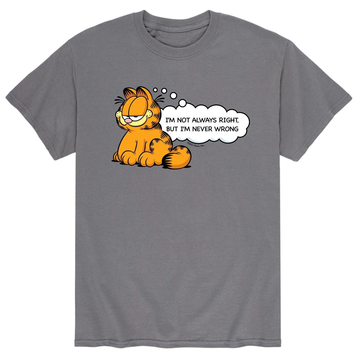 Мужская футболка Garfield Never Wrong Licensed Character
Мужская футболка Garfield Never Wrong Licensed Character