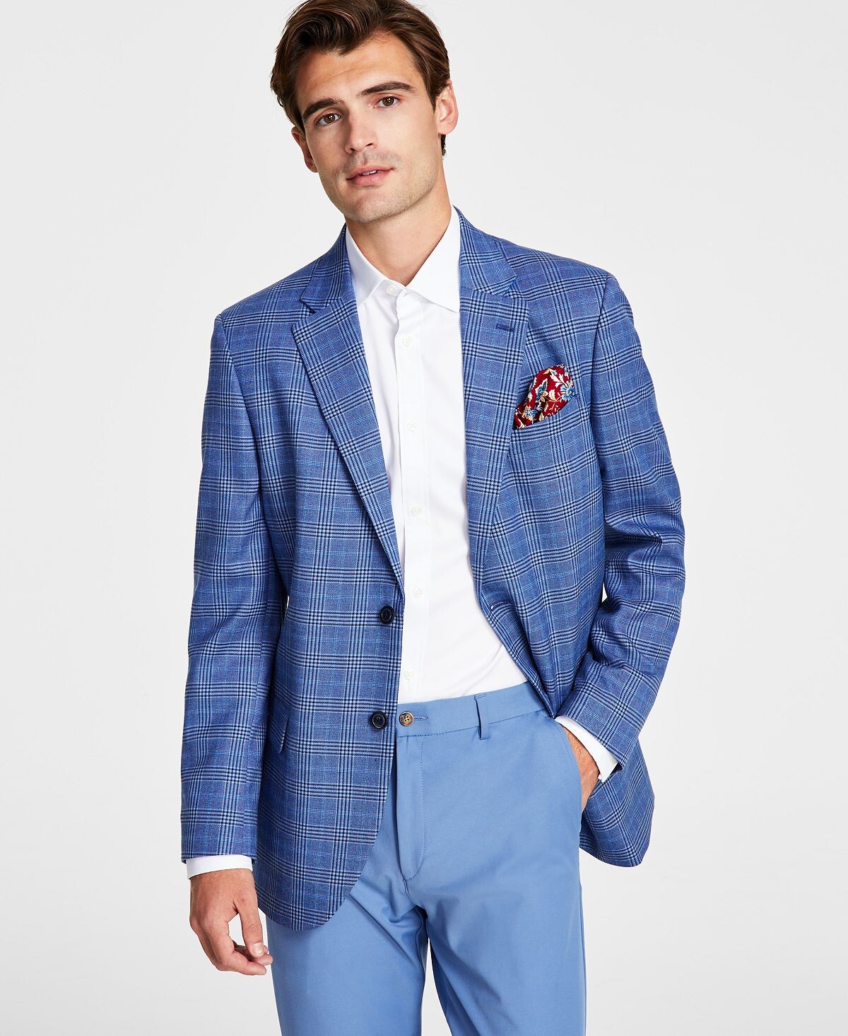 Мужское спортивное пальто в клетку современного кроя Nautica
Мужское спортивное пальто в клетку современного кроя Nautica