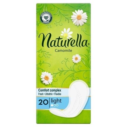 Прокладки для ежедневного ухода Naturella Light с ромашками, 20 шт.
Прокладки для ежедневного ухода Naturella Light с ромашками, 20 шт.