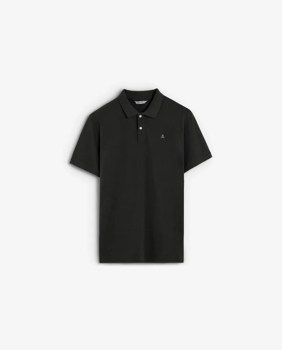 Мужская поло с коротким рукавом классического кроя Scalpers, антрацитовый
Мужская поло с коротким рукавом классического кроя Scalpers, антрацитовый