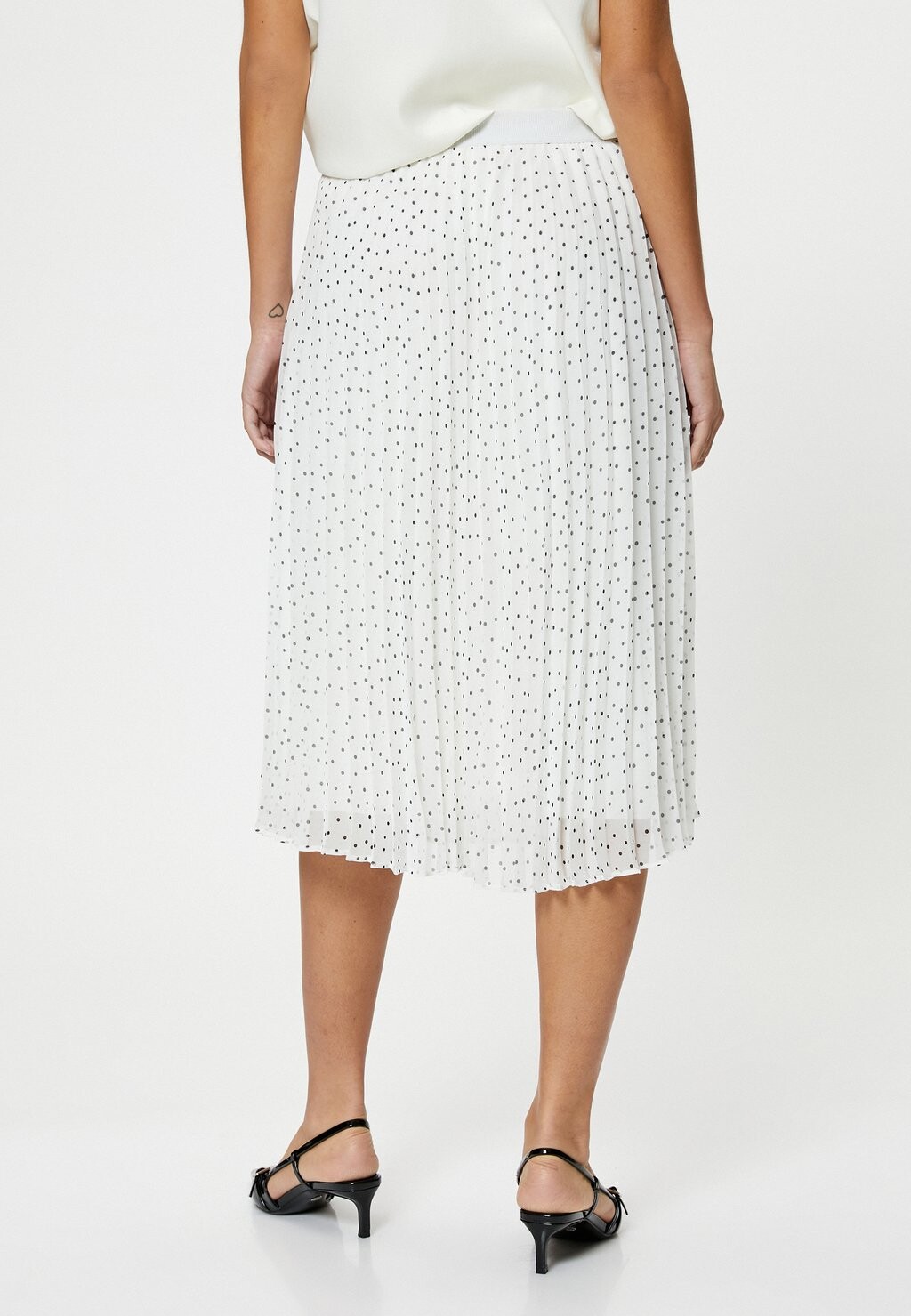 Юбка плиссированная HIGH RISE POLKA DOTTED MIDI Koton, белый
Юбка плиссированная HIGH RISE POLKA DOTTED MIDI Koton, белый