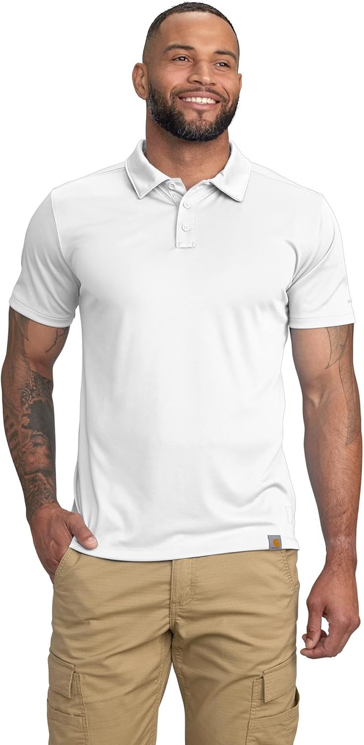 Carhartt мужская футболка-поло Force Sun Defender с коротким рукавом, White
Carhartt мужская футболка-поло Force Sun Defender с коротким рукавом, White