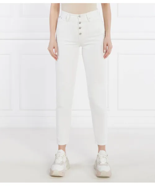 Джинсы Mom fit Calvin Klein Jeans, белый
Джинсы Mom fit Calvin Klein Jeans, белый